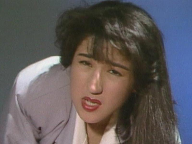 Female office worker at midnight SE FAX jacket